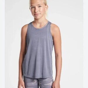Athleta Girl Double the Fun Tank I Light Purple Camo I Size - XXL